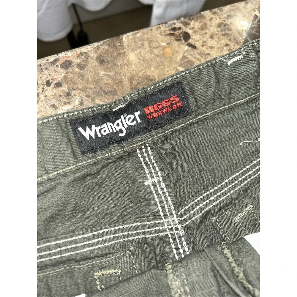 Wrangler Riggs Technician Pants 34x34 Mens Relaxed Fit Dark Green NWT